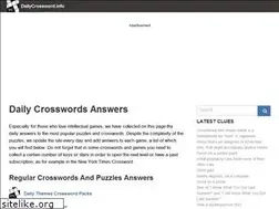 Sites similar to dailycrossword.info