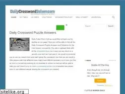 Sites similar to dailycrosswordsolver.com