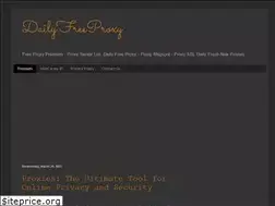 Sites similar to dailyfreeproxy.com