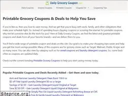 Sites similar to dailygrocerycoupon.com