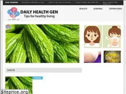 Sites similar to dailyhealthgen.com