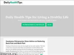 Sites similar to dailyhealthtips.co