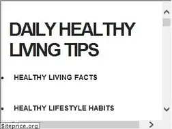 Sites similar to dailyhealthylivingtips.com