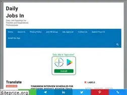 Sites similar to dailyjobsin.com
