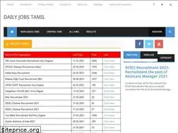 Sites similar to dailyjobstamil.com