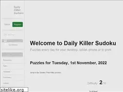 Sites similar to dailykillersudoku.com