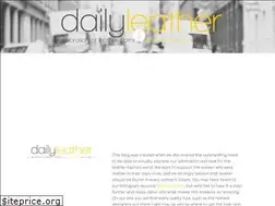 Sites similar to dailyleatherblog.com