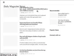 Sites similar to dailymagazinenews.com