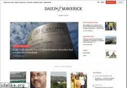 Sites similar to dailymaverick.co.za