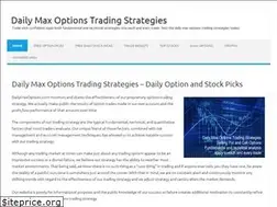 Sites similar to dailymaxoptions.com