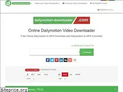 Sites similar to dailymotion-downloader.com