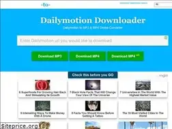 Sites similar to dailymotiontomp3.com
