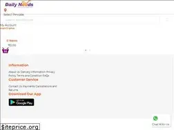 Sites similar to dailyneeds.in