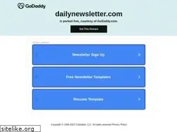 Sites similar to dailynewsletter.com