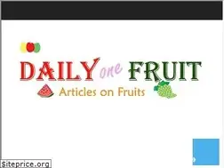 Sites similar to dailyonefruit.com