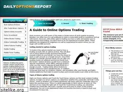 Sites similar to dailyoptionsreport.com