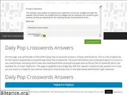 Sites similar to dailypopcrosswordsanswers.com