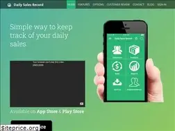 Sites similar to dailysalesrecordapp.com