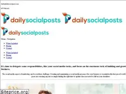 Sites similar to dailysocialposts.com