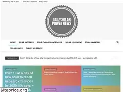 Sites similar to dailysolarpowernews.com