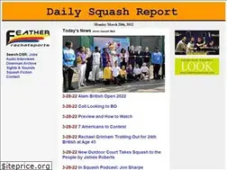 Sites similar to dailysquashreport.com
