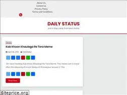 Sites similar to dailystatuss.com