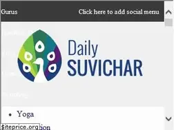 Sites similar to dailysuvichar.com