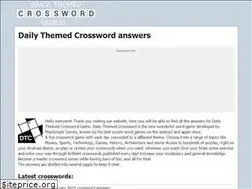 Sites similar to dailythemedcrossword.info