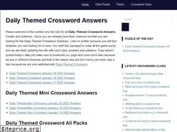 Sites similar to dailythemedcrosswordanswers.com