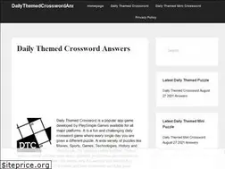 Sites similar to dailythemedcrosswordanswers.net