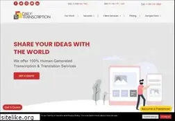 Sites similar to dailytranscription.com