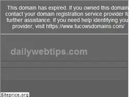 Sites similar to dailywebtips.com