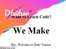 Sites similar to dailywebtuition.com