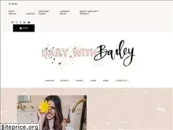 Sites similar to dailywithbailey.com