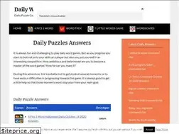Sites similar to dailywordanswers.com