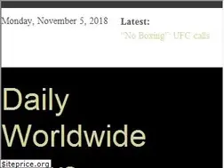 Sites similar to dailyworldwidenews.com