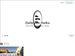 Sites similar to dailyzenhaiku.com