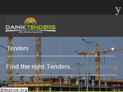 Sites similar to dainiktenders.com