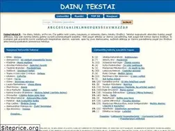 Sites similar to dainutekstai.lt
