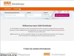 Sites similar to dak-klinikfinder.de