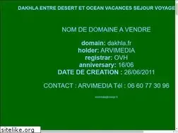 Sites similar to dakhla.fr