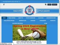Sites similar to dalecitylittleleague.com
