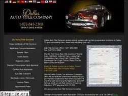 Sites similar to dallasautotitle.com
