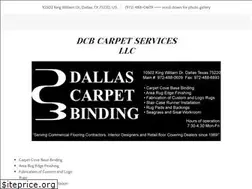 Sites similar to dallascarpetbinding.com