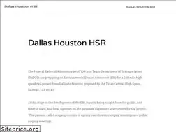Sites similar to dallashoustonhsr.com