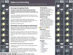 Sites similar to dallasliverecording.com
