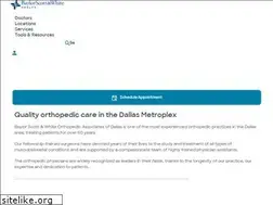 Sites similar to dallasortho.com