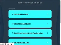 Sites similar to dalmatinerpfoten-in-not.de