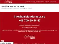 Sites similar to dalslandsresor.se