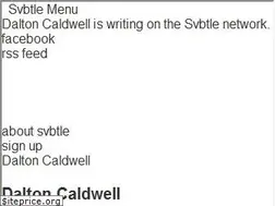 Sites similar to daltoncaldwell.com